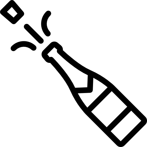 Champagne bottle uncork drinks cork drinking icon Champagne bottle uncork drinks cork drinking icon