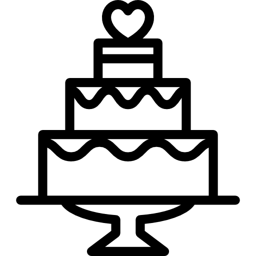 Wedding cake baker bake food icon Wedding cake baker bake food icon