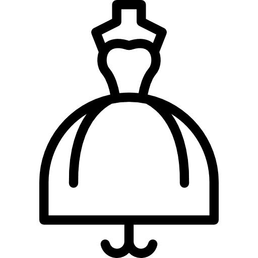 Wedding dress clothing glamour femenine icon Wedding dress clothing glamour femenine icon