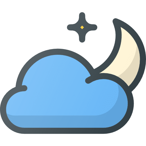 Cloudy cloudy moon sky icon Cloudy cloudy moon sky icon