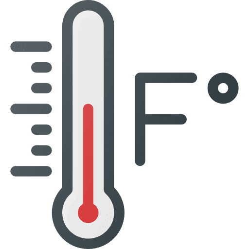 Thermometer mercury fahrenheit temperature icon Thermometer mercury fahrenheit temperature icon