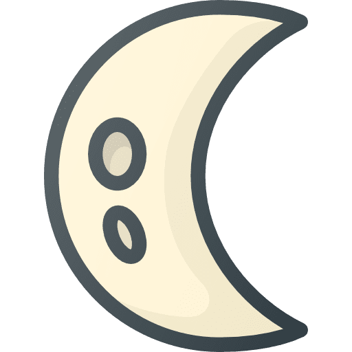 Half moon half moon weather atmospheric icon Half moon half moon weather atmospheric icon