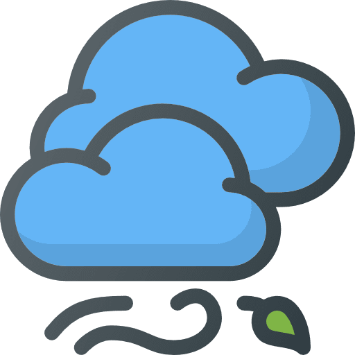 Windy cloud windy weather icon Windy cloud windy weather icon