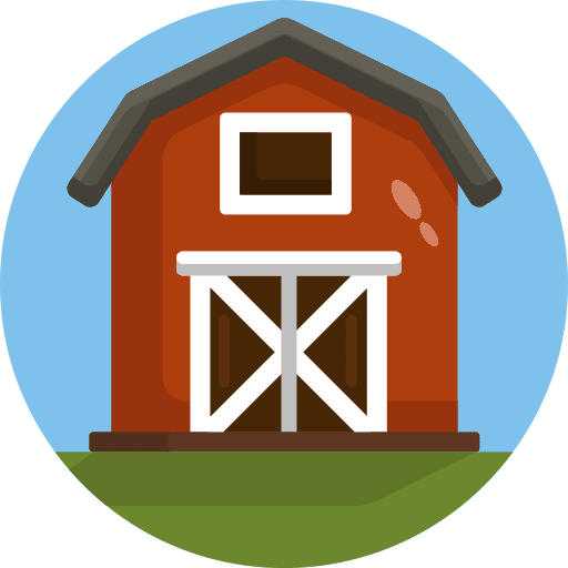 Barn farming store agriculture icon Barn farming store agriculture icon
