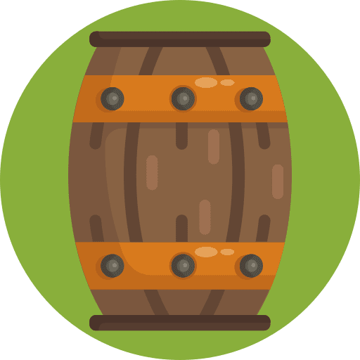 Barrel pub cask beer icon Barrel pub cask beer icon