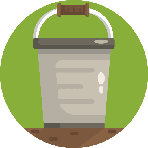 Bucket bucket farming and gardening garden icon Bucket bucket farming and gardening garden icon