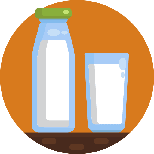 Milk bottle farm glass food and restaurant icon Milk bottle farm glass food and restaurant icon