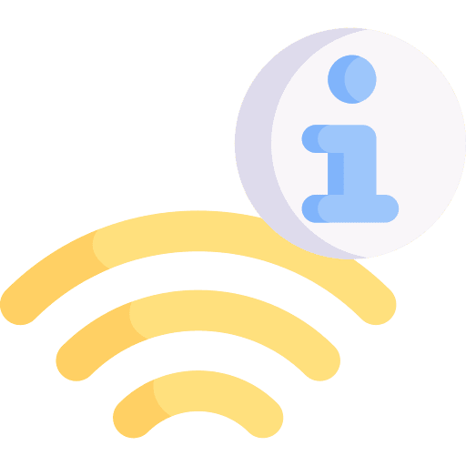 Wifi signal info communications ui icon Wifi signal info communications ui icon