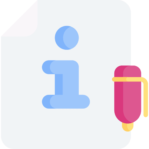 Document paper sheet information icon Document paper sheet information icon