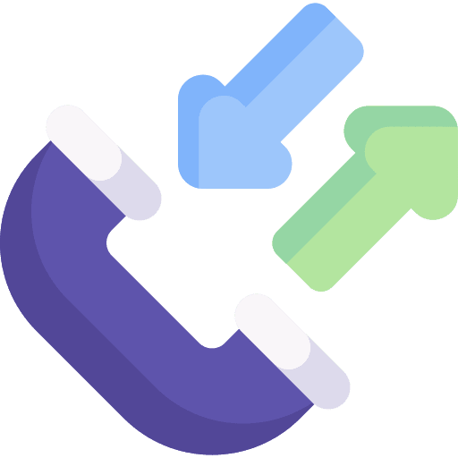 Phone call communications telephone call arrows icon Phone call communications telephone call arrows icon