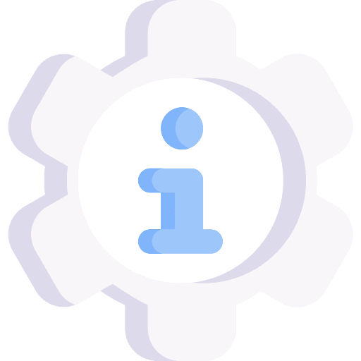 Settings cogwheel ui info icon Settings cogwheel ui info icon
