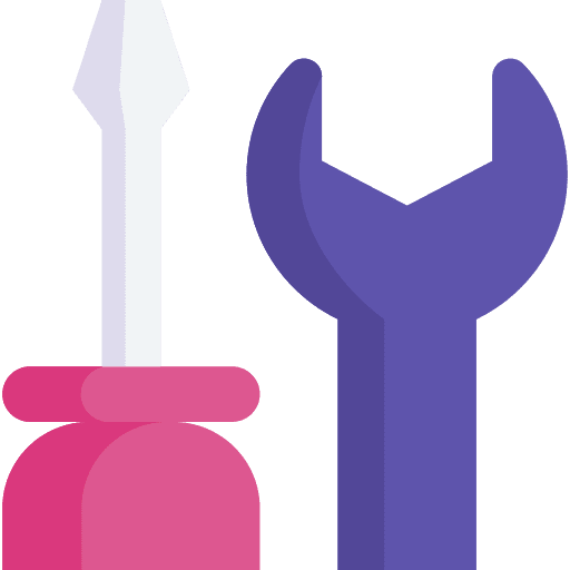 Tools maintenance screwdriver improve icon Tools maintenance screwdriver improve icon