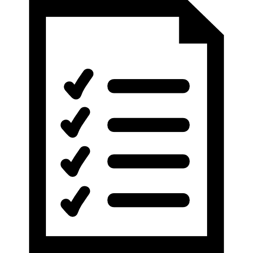 List document interface symbol files file lists icon