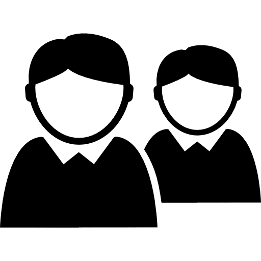 Staff symbol males person persons icon
