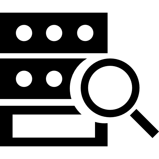 Server search interface symbol search searching symbol icon