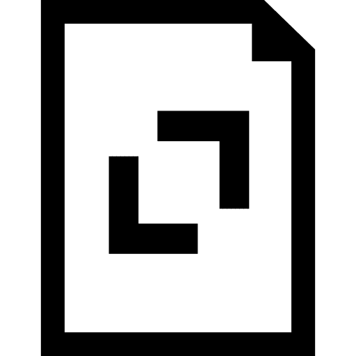 Document with frame documents document symbols icon