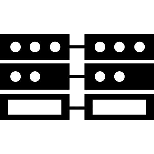 Server connection interface symbol symbol computer computers icon
