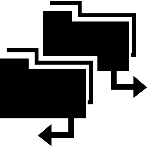 Data folders symbol archive symbol interface icon