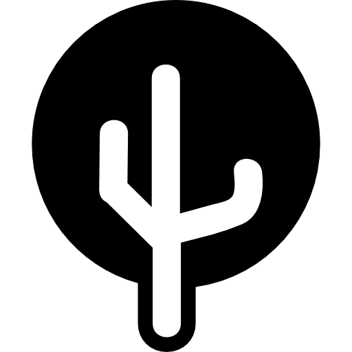 Circular tree circular trees rounded icon