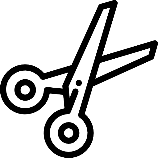 Scissors cutting scissor interface icon