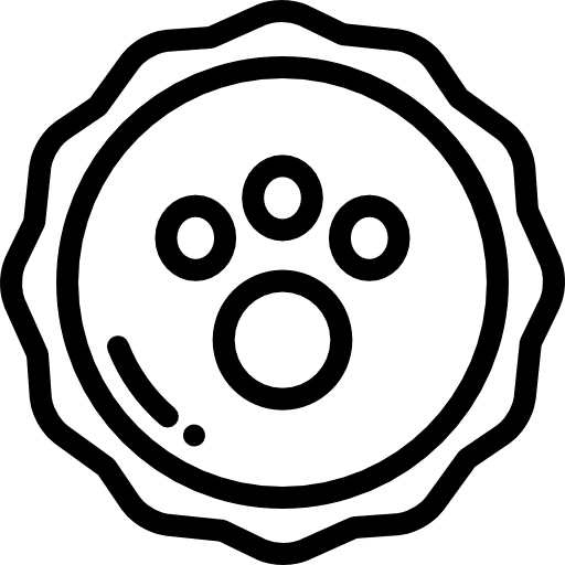 Badge reward paw emblem icon Badge reward paw emblem icon