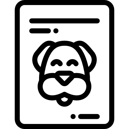 Certificate degree certificate animals icon Certificate degree certificate animals icon