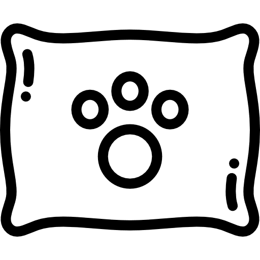 Pillow pillows paw comfortable icon Pillow pillows paw comfortable icon