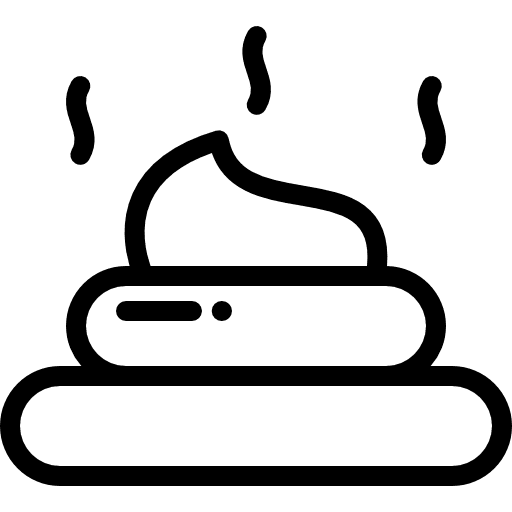 Poop poop cream animals icon Poop poop cream animals icon