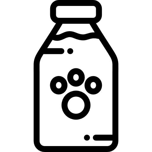 Bottle animals bath shampoo icon Bottle animals bath shampoo icon