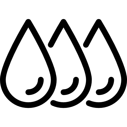Ink drops liquid printing water icon