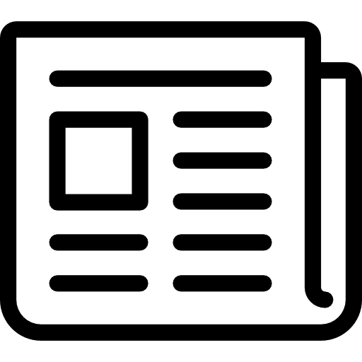 Newspaper folded publication newspapers newspaper icon