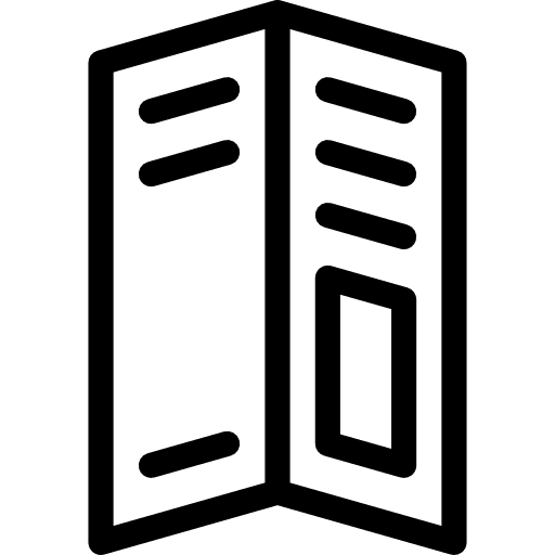 Big brochure announcer catalogue pamphlet icon