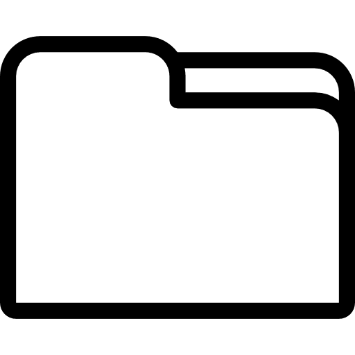 Big folder document office material archive icon