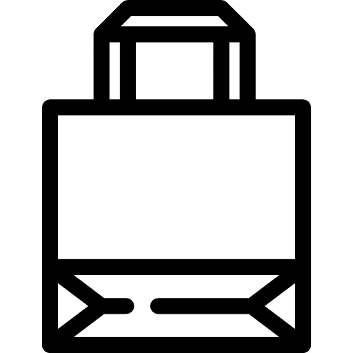 Shopping paper bag commerce shopping bag shopper icon