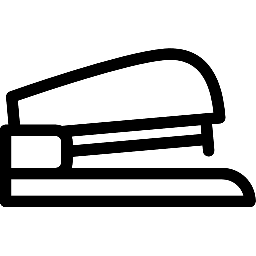 Stapler office material school material attachment icon