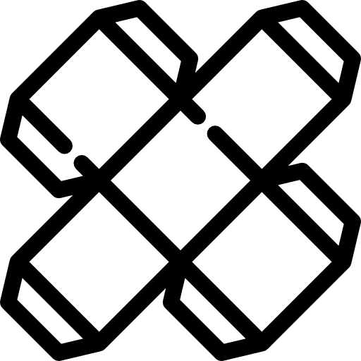 Cube template geometry squares paper icon