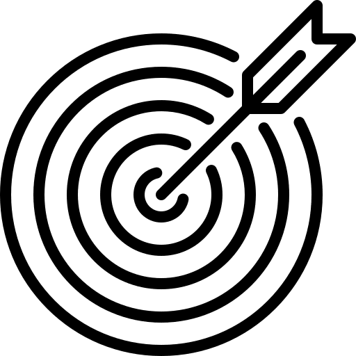 Bullseye bullseye dart board archery icon