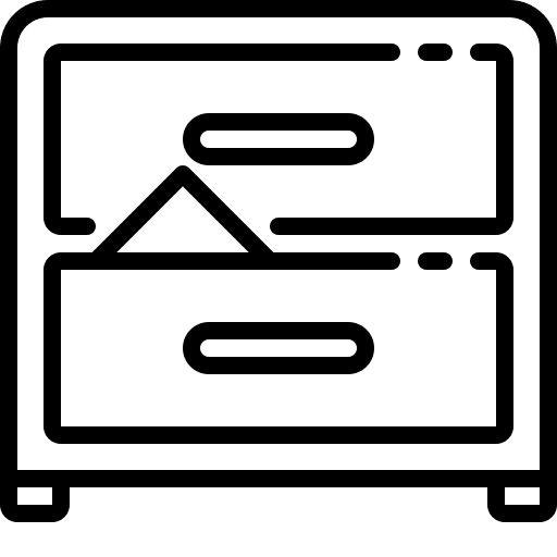 Cabinet cabinet office material archives icon