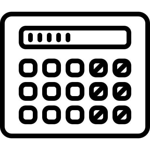 Calculator technology calculate calculator icon