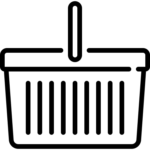 Basket commerce online shop online store icon