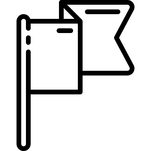 Flag flag pole map location maps and flags icon