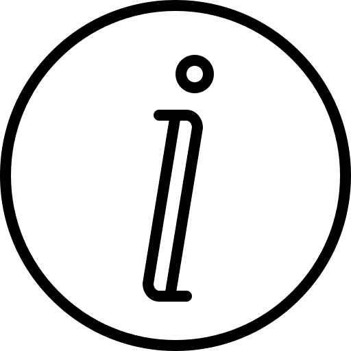 Info shapes circular circle icon