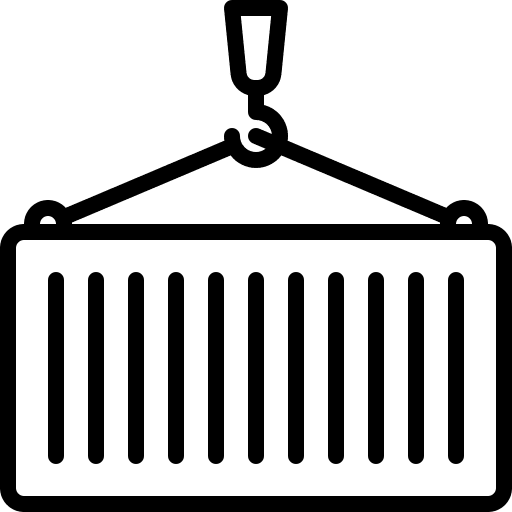 Container shipping other container icon