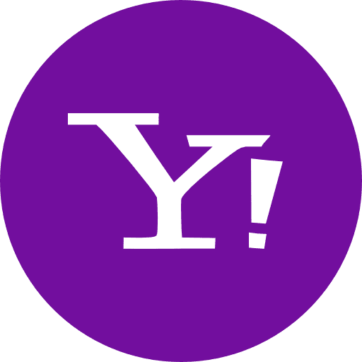 Yahoo logos logotype social network icon