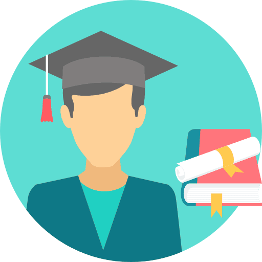 Graduate cap people boy icon Graduate cap people boy icon