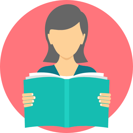 Learning student book library icon