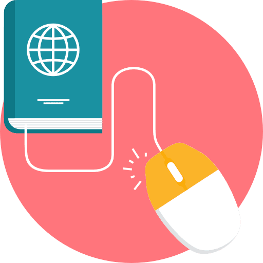 Mouse book learning mouse icon Mouse book learning mouse icon