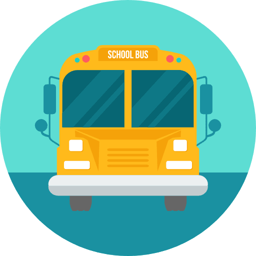 School bus back to school transportation public transport icon School bus back to school transportation public transport icon