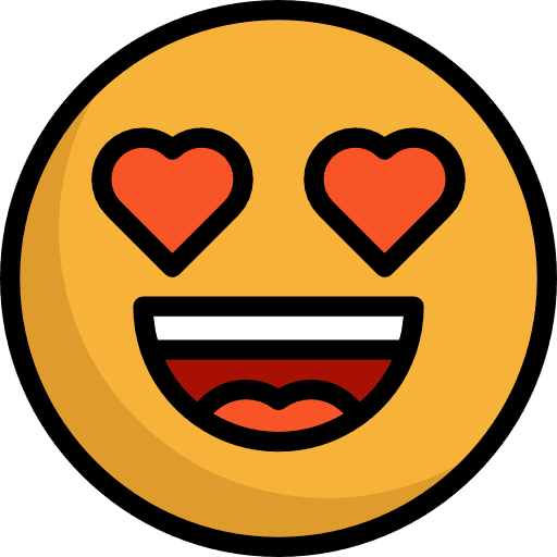 In love feelings smileys emoticons icon In love feelings smileys emoticons icon