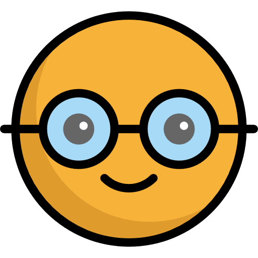 Nerd smileys feelings emoticons icon Nerd smileys feelings emoticons icon